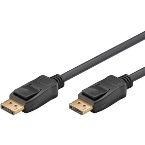 Goobay DisplayPort 1.4 Kabel 8K 60Hz 1 m Sort
