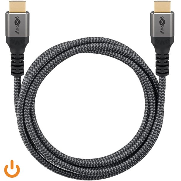 Goobay HDMI 2.1 kabel 8K 60Hz 2 m Slv