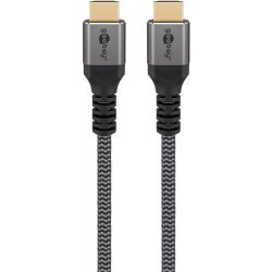 Goobay HDMI 2.1 kabel 8K 60Hz 1 m Slv