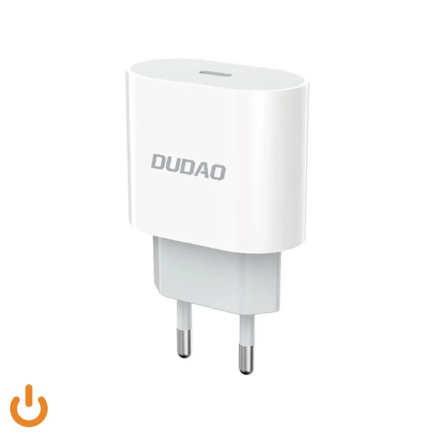 Dudao A14EUL Adapter 20Watt 1xUSB-C (1m USB-C to Lightning cable included) Hvid