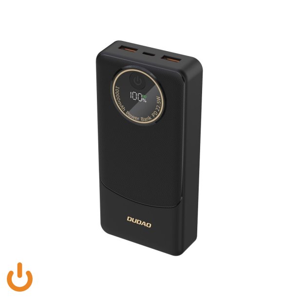 Dudao K12Pro powerbank 20000mAh 22.5 Watt Sort