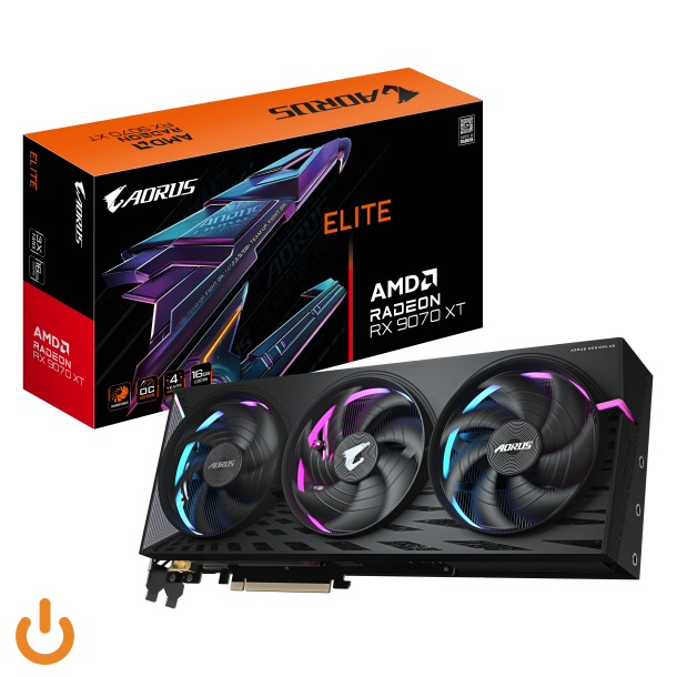 (Ny) GIGABYTE AORUS Radeon RX 9070 XT ELITE 16G AMD 16 GB GDDR6