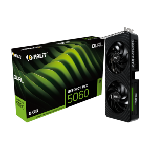 (Ny) Palit GeForce RTX 5060 DUAL - 8GB GDDR7 RAM - Grafikkort
