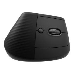 Logitech Lift Vertical Ergonomic Mouse Optisk Trdls Sort