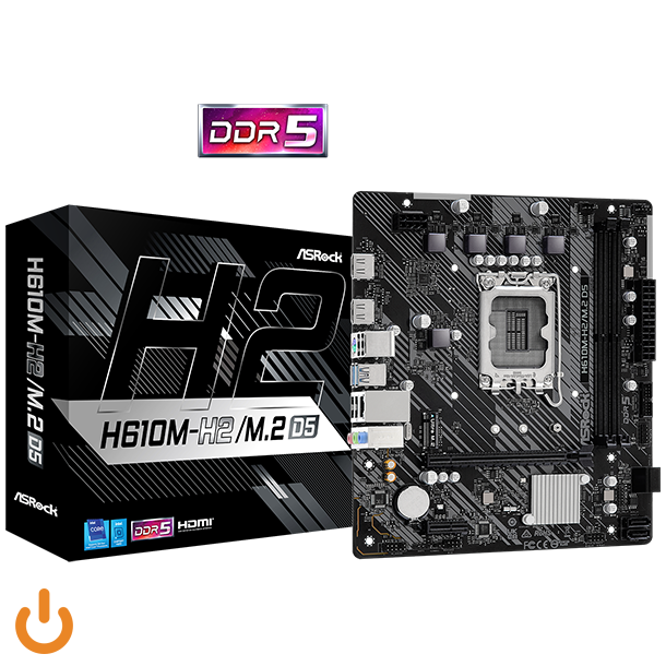 ASRock H610M-H2/M.2 D5 1700 mATX DDR5