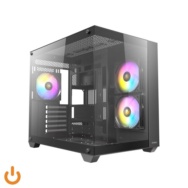 (Ny) Antec CX800 aRGB_B Trn ATX Ingen Strmforsyning Sort