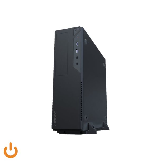 (Ny) Antec VSK 2000-U3 Lille formfaktor Micro-ATX Ingen strmforsyning Sort