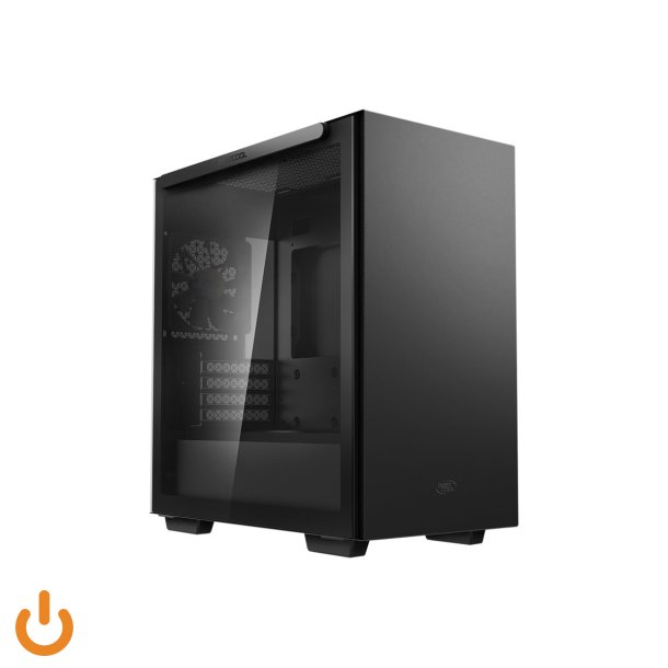 (Ny) DeepCool MACUBE 110 Trn Mini ITX / micro ATX Ingen strmforsyning Sort