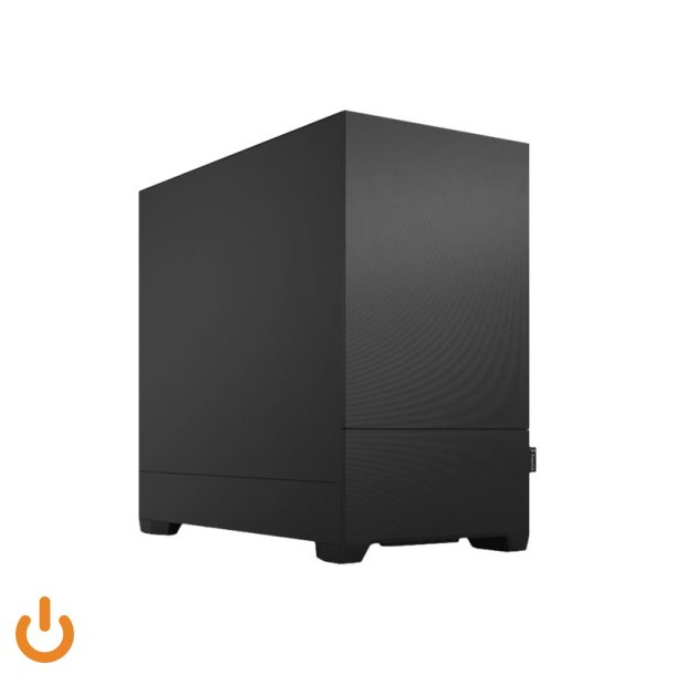 (Ny) Fractal Design Pop Mini Silent Trn Micro-ATX Ingen strmforsyning Sort