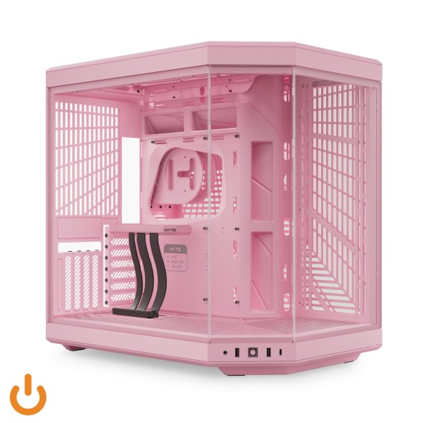 (Ny) Hyte Y70 Trn ATX Inten Strmforsyning Pink