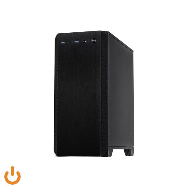(Ny) Inter-Tech H-606 Trn Micro-ATX Ingen strmforsyning Sort
