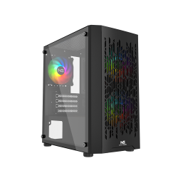 Nordic Gaming Fenris RGB Mini Trn micro-ATX Ingen strmforsyning Sort