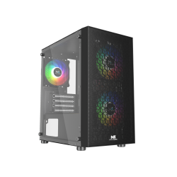 Nordic Gaming Mjolner RGB Mini Trn micro-ATX Ingen strmforsyning Sort