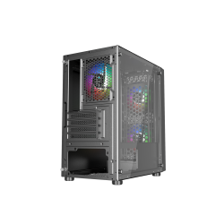 Nordic Gaming Mjolner RGB Mini Trn micro-ATX Ingen strmforsyning Sort