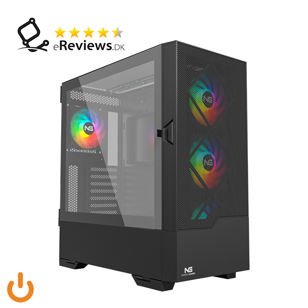 Nordic Gaming Munin RGB Trn ATX Ingen Strmforsyning Sort