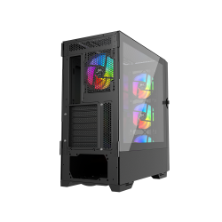 Nordic Gaming Munin RGB Trn ATX Ingen Strmforsyning Sort