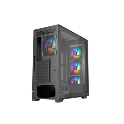 Nordic Gaming Nidhug RGB Trn ATX Inten Strmforsyning Sort