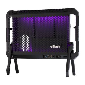 eBlaztr transporttabelt gaming kabinet Mini ITX Ingen strmforsyning Sort