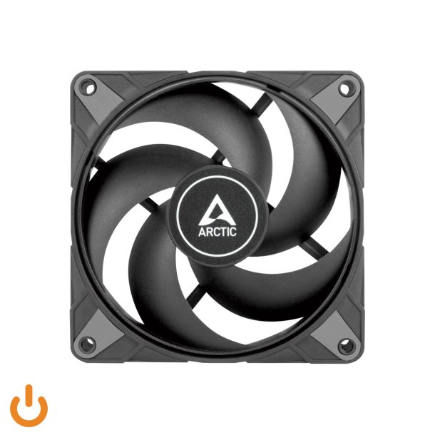 (Ny) ARCTIC P12 Max Fan 1-pack Sort 120 mm