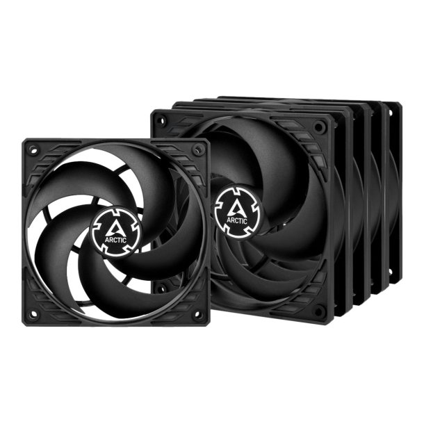 (Ny) ARCTIC P12 PWM PST Value Pack Fan 1-pack Sort 120 mm