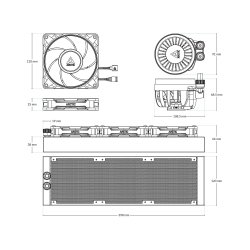 (Ny) Arctic Liquid Freezer III Pro 360 A-RGB Intel/AMD Vandkler Hvid