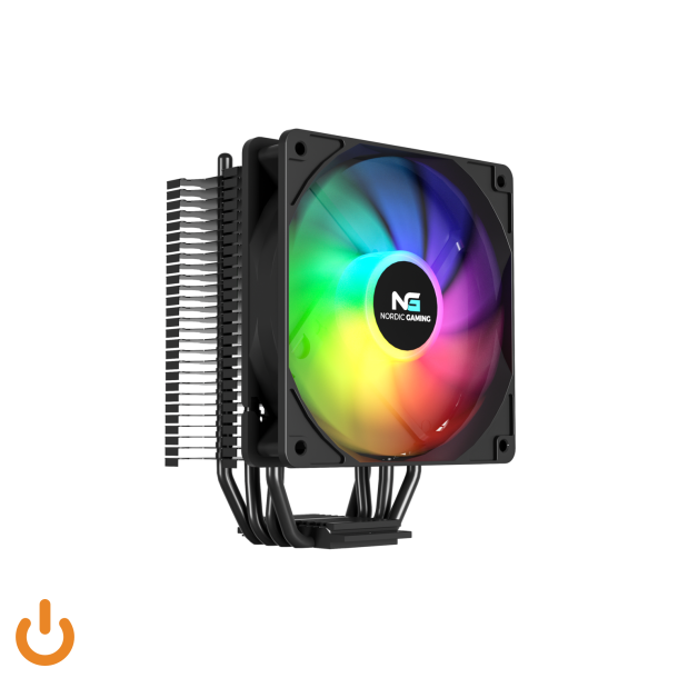 Nordic Gaming AC100 Processor-kler 1-pack Sort 120 mm