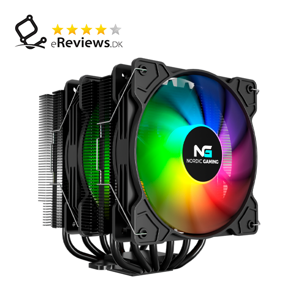 Nordic Gaming AC200 Processor-kler 1-pack Sort 120 mm