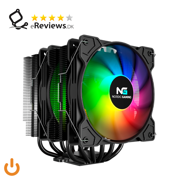 Nordic Gaming AC200 Processor-kler 1-pack Sort 120 mm