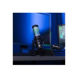 HyperX QuadCast S Mikrofon Kabling -36dB Tovejs Stereo Kardioide Omni-directional Sort