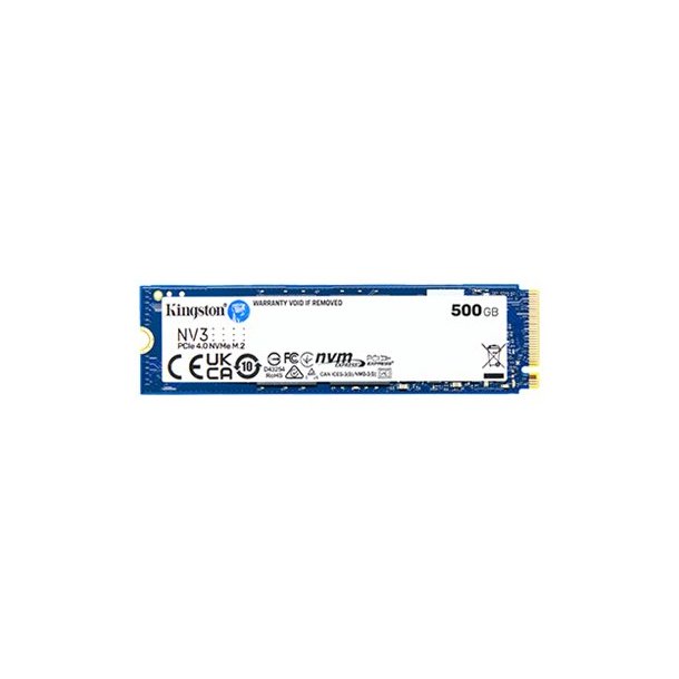 Kingston Solid state-drev NV3 500GB M.2 PCI Express 4.0 x4 (NVMe)