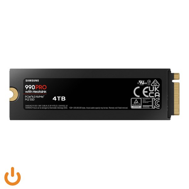 Samsung 990 PRO Solid state-drev MZ-V9P4T0GW 4TB M.2 PCI Express 4.0 x4 (NVMe)