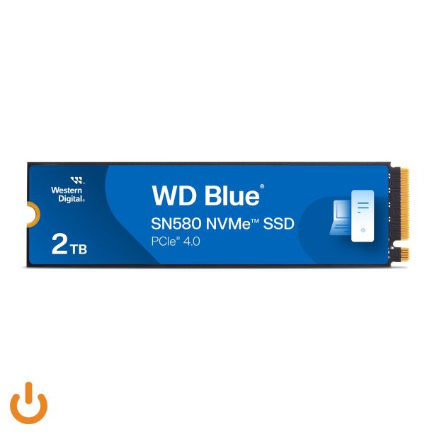 WD Blue SN580 Solid state-drev 2 TB M.2 PCI Express 4.0 x4 (NVMe)