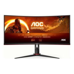 AOC Gaming CU34G2XP/BK 34" 3440 x 1440 (UltraWide) HDMI DisplayPort 180Hz