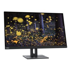 Lenovo ThinkVision E27q-20 27" 2560 x 1440 (2K) HDMI DisplayPort 75Hz Pivot Skrm