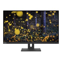 Lenovo ThinkVision E27q-20 27" 2560 x 1440 (2K) HDMI DisplayPort 75Hz Pivot Skrm