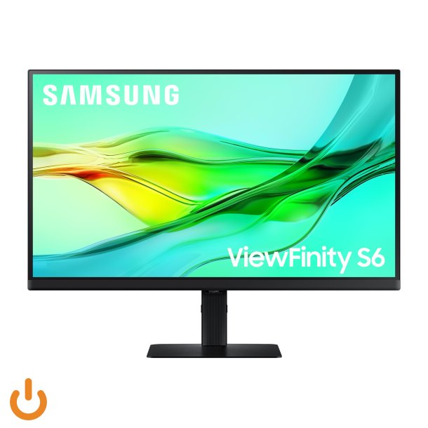 Samsung ViewFinity S6 S27D600UAU 27" 2560 x 1440 (2K) HDMI DisplayPort USB-C 100Hz Dockingskrm