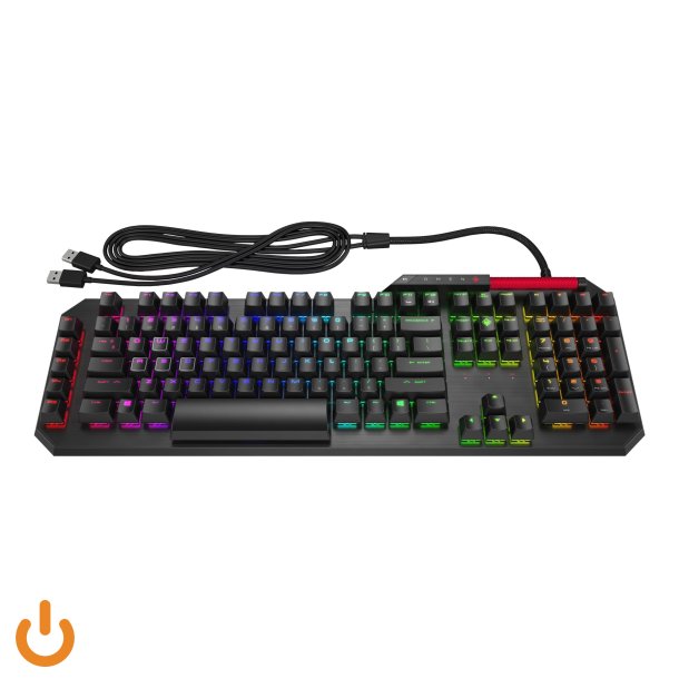 OMEN by HP Sequencer Tastatur Optisk mekanisk Ja Kabling Dansk/Finsk/Norsk/Svensk