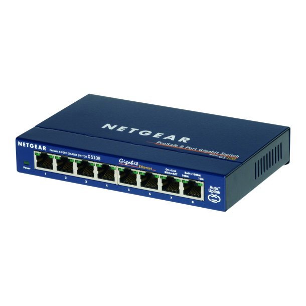 NETGEAR GS108 Switch 8-porte Gigabit