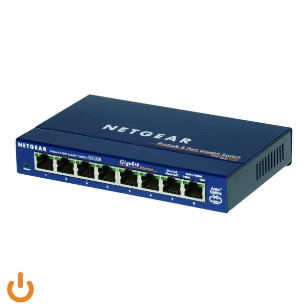 NETGEAR GS108 Switch 8-porte Gigabit