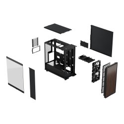 Fractal Design North Trn ATX Ingen strmforsyning Sort