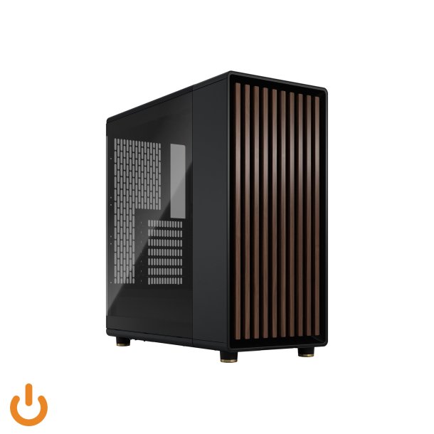 Fractal Design North Trn ATX Ingen strmforsyning Sort