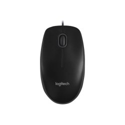 Logitech B100 Optisk Kabling Sort