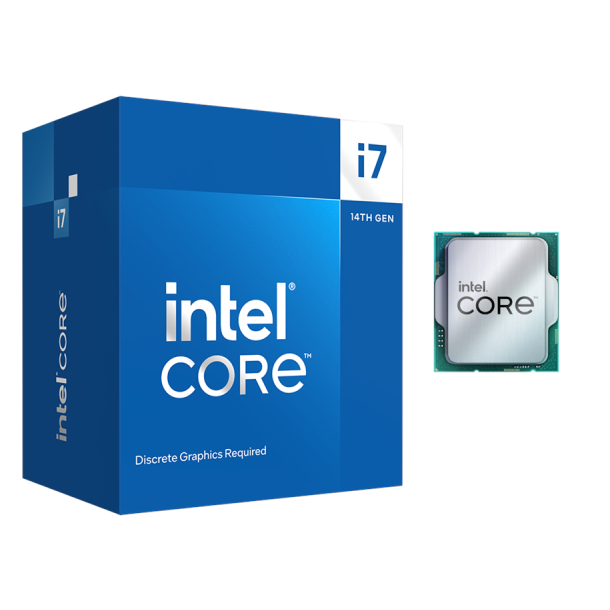 Intel Core i7-14700F Raptor Lake-S CPU - 20 kerner - 2.1 GHz - Intel LGA1700 - Intel Boxed