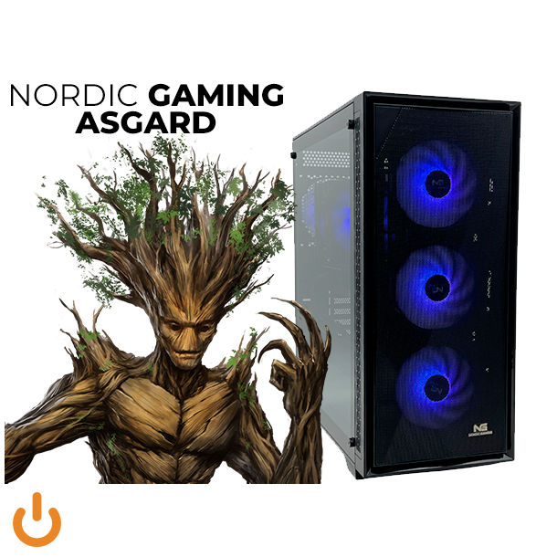 Nordic Gaming Asgard Yggdrasil V3 Gaming PC | i5 16GB RTX4060 1TB