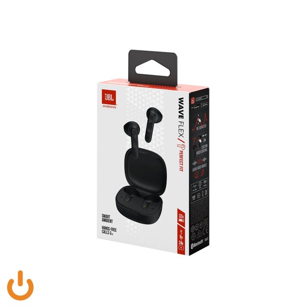 JBL Wave Flex Trdls gte trdlse retelefoner Sort