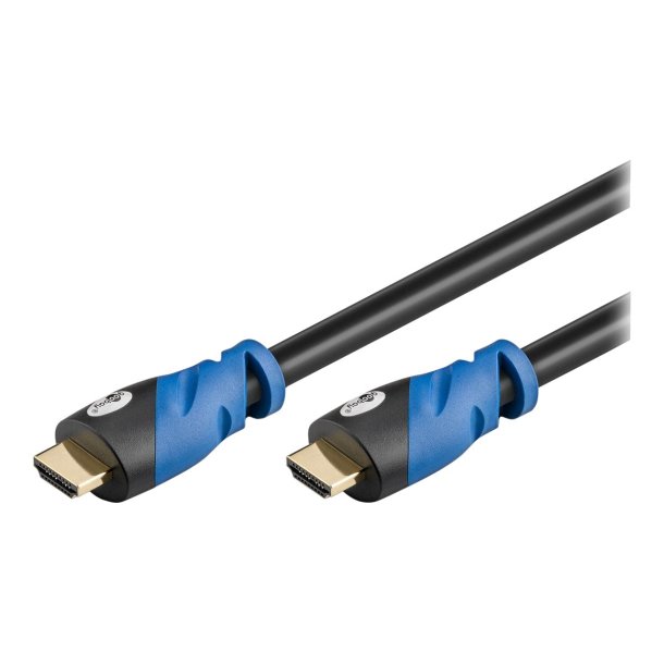 Goobay HDMI 2,0 Premium 2m Black/Blue