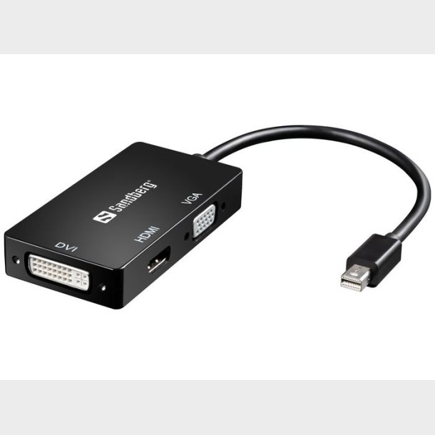 Sandberg Adapter MiniDP>HDMI DVI VGA