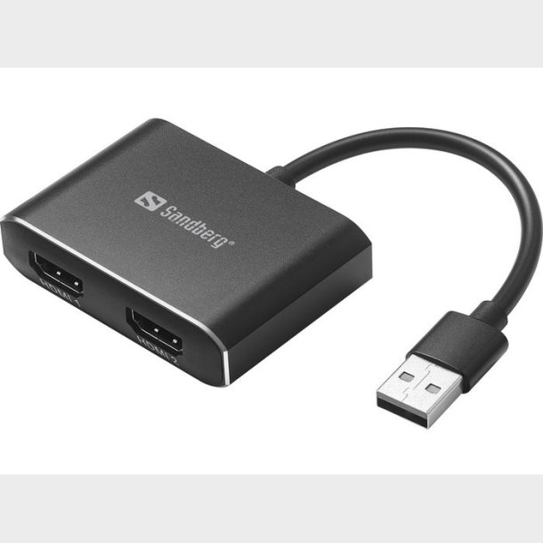 USB to 2xHDMI Link