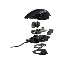 Logitech Gaming Mouse G502 (Hero) Optisk Kabling Sort