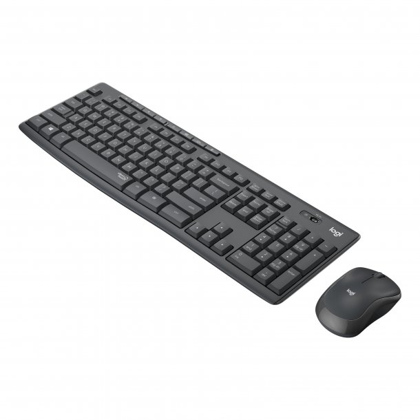 Logitech MK295 Silent Tastatur og mus-st Trdls